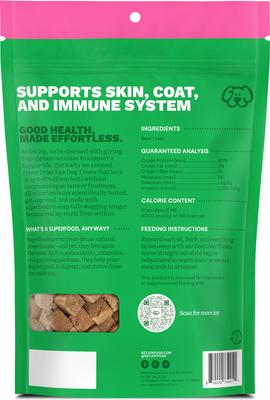 Show full view: Get Joy Superfood Beef Organ Liver High Protein, Grain & Gluten-Free Freeze-Dried Dog Treats, 4-oz bag slide 3 of 11