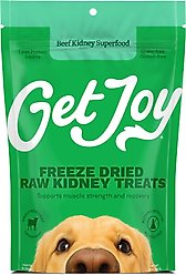 Get Joy Superfood Beef Organ Kidney High Protein, Grain & Gluten-Free Freeze-Dried Dog Treats, 4-oz bag