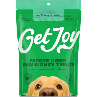 Get Joy Get Joy Superfood Beef Organ Kidney High Protein, Grain & Gluten-Free Freeze-Dried Dog Treats, 16-oz bag