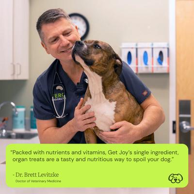 Show full view: Get Joy Superfood Beef Organ Heart High Protein, Grain & Gluten-Free Freeze-Dried Dog Treats, 16-oz bag slide 9 of 11