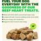 Show in main carousel: Get Joy Superfood Beef Organ Heart High Protein, Grain & Gluten-Free Freeze-Dried Dog Treats, 16-oz bag slide 5 of 11