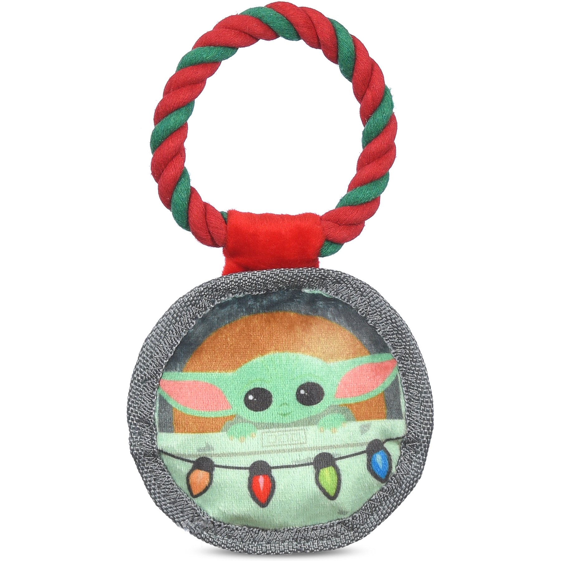 Fetch For Pets Christmas Star Wars Holiday The Child in Cradle Ornament Crinkle Plush Dog Toy