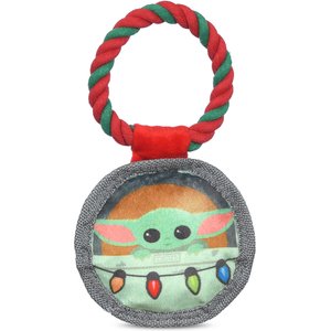 Fetch For Pets Star Wars Holiday The Child in Cradle Ornament Crinkle Plush Dog Toy