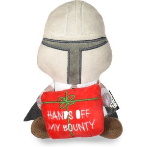 Fetch For Pets Star Wars Holiday Mandalorian Bounty Squeaky Plush Dog Toy