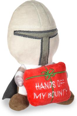 Show full view: Fetch For Pets Christmas Star Wars Holiday Mandalorian Bounty Squeaky Plush Dog Toy slide 3 of 4
