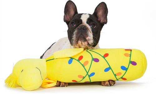 Show full view: Fetch For Pets Christmas Peanuts Holiday Woodstock Tangled Up Squeaky Plush Dog Toy slide 4 of 4