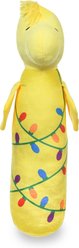 Fetch For Pets Christmas Peanuts Holiday Woodstock Tangled Up Squeaky Plush Dog Toy