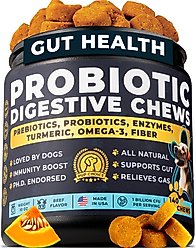 Pup Choice Beef Flavored Soft Chew Probiotic Supplement for Dogs, 140 count
