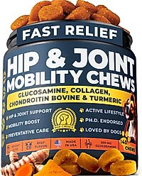 Pup Choice Beef Flavored Soft Chew Hip & Joint Support for Dogs, 140 count