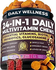 Pup Choice 24-in-1 Beef Flavored Soft Chew Multivitamin for Dogs, 140 count