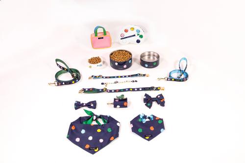 Show full view: Kate Spade New York Colorblock Handbag Squeaky Plush Dog Toy slide 4 of 4