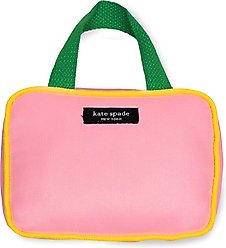 Kate Spade New York Colorblock Handbag Squeaky Plush Dog Toy