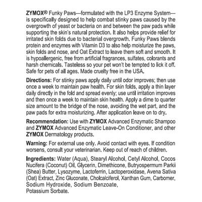 Show full view: Zymox Funky Paws Dog & Cat Paw Cream, 3.2-oz tube slide 6 of 7