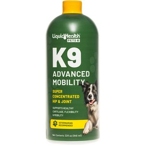 Liquid Health Pets K9 Advanced Mobility Dog Supplement, 32-fl oz bottle