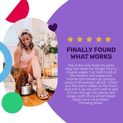 Show full view: I and Love and You Baked & Saucy with Lamb & Sweet Potato Grain-Free Dry Dog Food, 4-lb bag slide 3 of 7