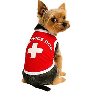 Fabulous Fido Service Breathable Lightweight Cooling Dog Shirt, Red, X-Small