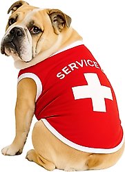 Fabulous Fido Service Breathable Lightweight Cooling Dog Shirt, Red, X-Large
