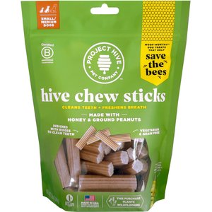 Project Hive Pet Company Hive Dental Stick Dog Chew Treat, Small, 12-oz bag
