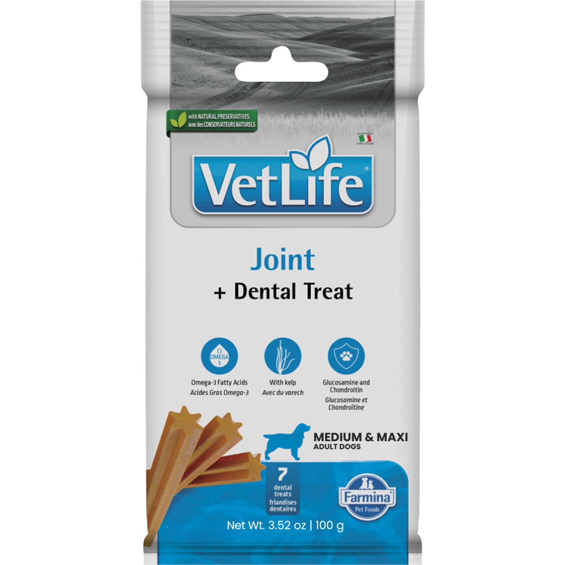Farmina Vet Life Joint Adult Medium & Maxi Dog Treats, 14-ozbundle