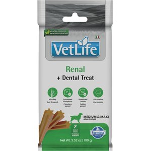 Farmina Vet Life Renal Adult Dog Treats, 3.5-oz bag