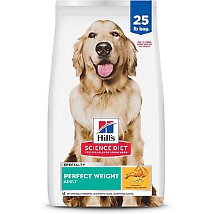 Hill's Science Diet Adult Perfect Weight Management Chicken Recipe Dry Dog Food, 25-lb bag
