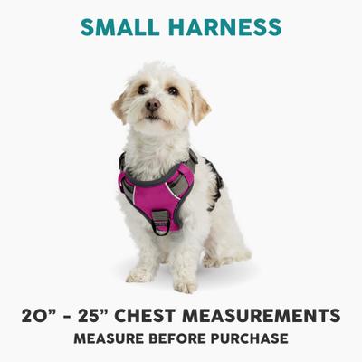 Show full view: Embark Harness Co. Adventure No Pull Dog Harness, Pink, Small slide 2 of 10