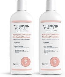 Veterinary Formula Clinical Care Hot Spot & Itch Relief Conditioner, 16-oz bottle & Veterinary Formula Clinical Care Hot Spot & Itch Relief Shampoo, 16-oz bottle