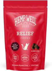 Hemp Well Relief Soft Chews Supplement for Cats, 60 count
