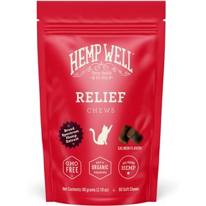 Hemp Well Relief Soft Chews Supplement for Cats, 60 count