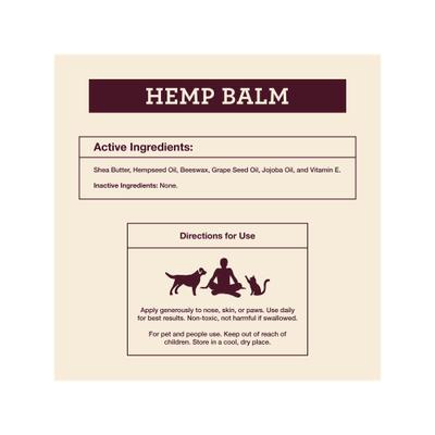 Show full view: Hemp Well Cat & Dog Skin, Nose & Paw Hemp Balm, 2-fl oz tin slide 5 of 9