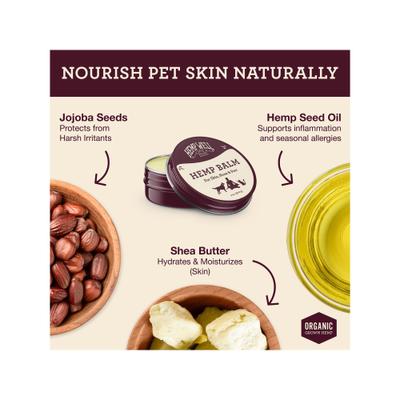 Show full view: Hemp Well Cat & Dog Skin, Nose & Paw Hemp Balm, 2-fl oz tin slide 3 of 9