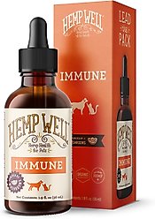 Hemp Well Immune Liquid Supplement for Dogs & Cat, 2-fl oz bottle
