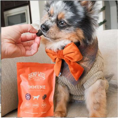 Show full view: Hemp Well Immune Soft Chews Supplement for Dogs, 8 count slide 5 of 10