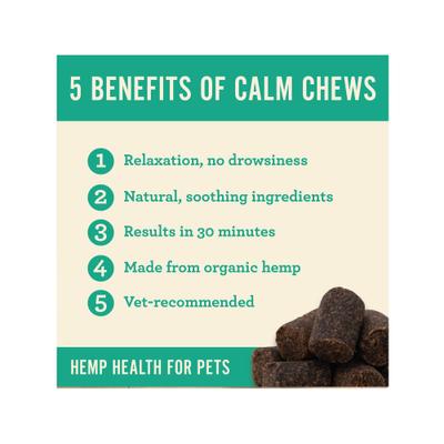 Show full view: Hemp Well Calm Dog Anxiety Relief Soft Chew Dog Supplement, 60 count slide 7 of 11