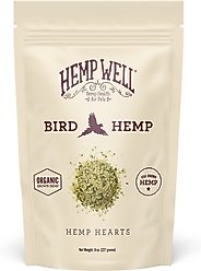 Hemp Well Bird Hemp Hearts Bird Supplement, 8-oz bag