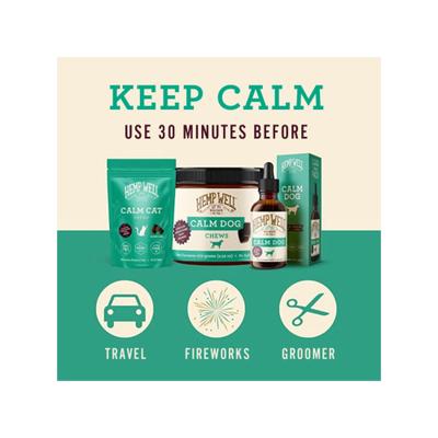 Show full view: Hemp Well Calming Soft Chew Supplement for Cats, 60 count slide 9 of 11