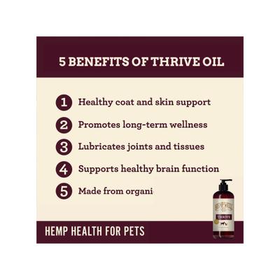 Show full view: Hemp Well Hemp Thrive Liquid Cat & Dog Supplement, 16-fl oz bottle slide 8 of 11