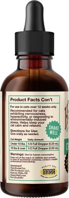 Show full view: Hemp Well Calm Cat Anxiety Relief Liquid Cat Supplement, 2-fl oz bottle slide 7 of 10