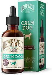 Hemp Well Calm Dog Oil Anxiety Relief Liquid Dog Supplement, 2-fl oz bottle