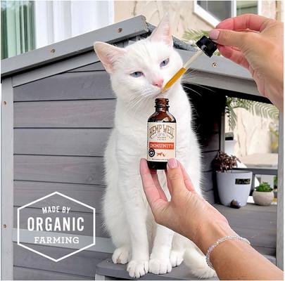 Show full view: Hemp Well Immune Liquid Supplement for Dogs & Cat, 2-fl oz bottle slide 7 of 10