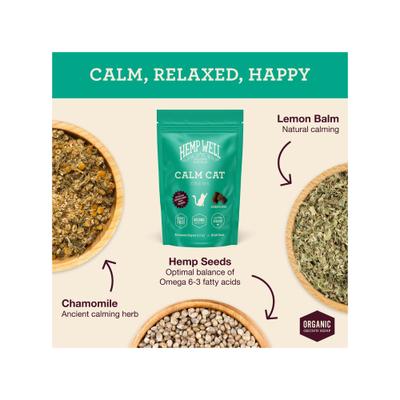 Show full view: Hemp Well Calming Soft Chew Supplement for Cats, 60 count slide 3 of 11