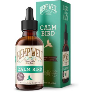 Hemp Well Calm Bird Oil Supplement, 2-fl oz bottle