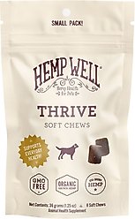 Hemp Well Hemp Thrive Soft Chew Dog Supplement, 8 count