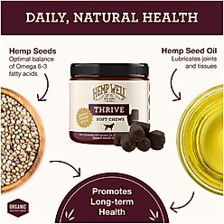 Hemp Well Hemp Thrive Soft Chew Dog Supplement, 60 count slide 2 of 9