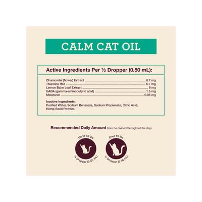 Show full view: Hemp Well Calm Cat Anxiety Relief Liquid Cat Supplement, 2-fl oz bottle slide 4 of 10