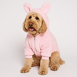 Found My Animal Bunny Suit Dog Costume, Tulip Pink, Large