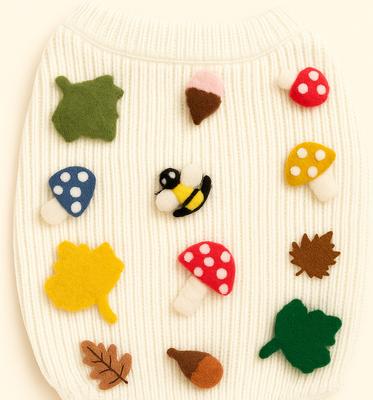 Show full view: Found My Animal Fall Leaves Dog Sweater, X-Small slide 5 of 8