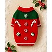 Show in main carousel: Found My Animal Christmas Candy Dog Sweater, X-Small slide 2 of 5