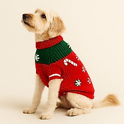 Found My Animal Christmas Candy Dog Sweater, Small