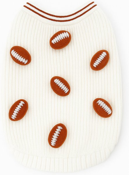 Show full view: Found My Animal Football Dog Sweater, X-Small slide 2 of 6